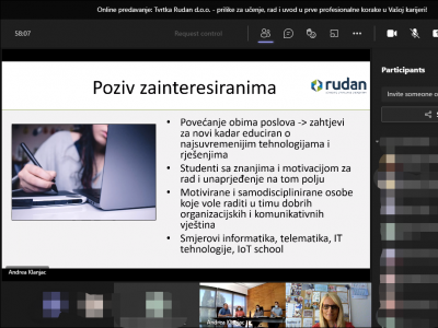 Tvrtka Rudan d.o.o. online predstavljanje